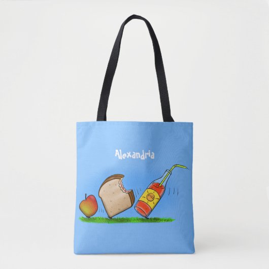 Tote Bag Drôle de dessin animé de fourmis (Devant)
