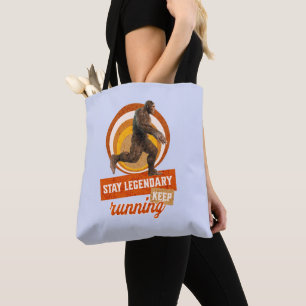 Tote Bag Drôle de motivation de course de Bigfoot
