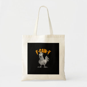 Tote Bag Drôle de poulet F-Caw-F F-Caw-F poulet Rétro Class