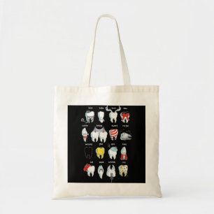 Tote Bag Drôle Dentiste Dentiste Dents Dentaire Dentaire