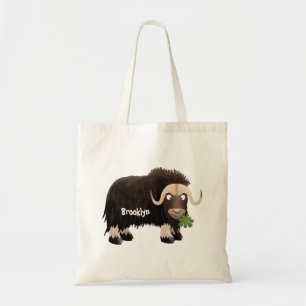Tote Bag Drôle dessin animé de boeuf musqué