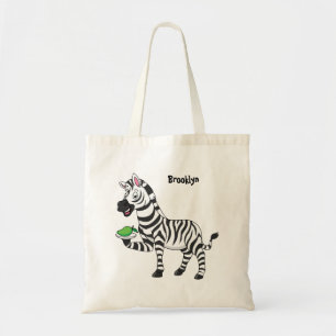 Tote Bag Drôle dessin animé zèbre