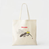 Tote Bag Drôle dessin d'insecte moustique (Devant)