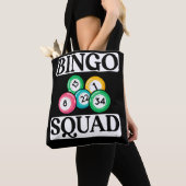 Tote Bag Drôle équipe de Bingo dire Bingo (De près)