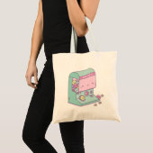 Tote Bag Drôle Gachapon Capsule Toy Machine Échapper Doodle (Devant (produit))