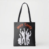 Tote Bag Drôle Halloween Candy Zombies (Devant)