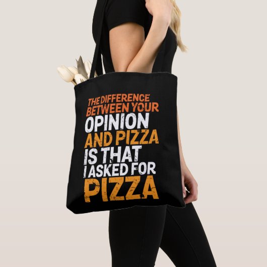 Tote Bag Drôle Humour de sarcasme que j'ai demandé pour Piz (De près)