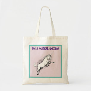 Tote Bag Drôle Je suis une licorne magique Dorky Imaginaire
