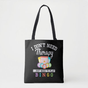 Tote Bag Drôle Joueur de Bingo Plaisanter