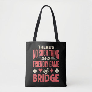 Tote Bag Drôle Joueur de pont pas de ce genre de jeu amical