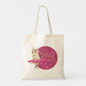 Tote Bag Drôle Message - Juste Danse À Propos 1 (Dos)