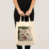Tote Bag Drôle, Mignon Kitten Laissant Ses Boutiques (Devant (produit))