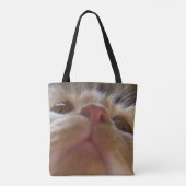 Tote Bag Drôle Mignonne Cat Yeux Macro (Dos)