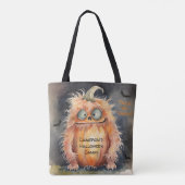 Tote Bag Drôle Monster Halloween Candy (Dos)