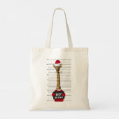 Tote Bag Drôle Noël Mugshot Guilty Giraffe (Dos)