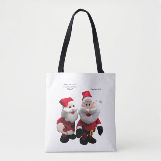 Tote Bag Drôle Noël Père Noël Joke (Devant)