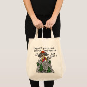 Tote Bag Drôle obtenez perdu (Devant (produit))