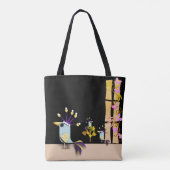 Tote Bag Drôle oiseau imaginaire (Dos)