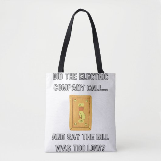Tote Bag Drôle papa dit (Devant)