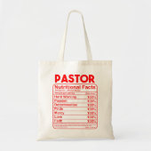 Tote Bag Drôle Pasteur Appréciation Cadeau Pour Hommes Femm (Devant)