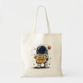Tote Bag Drôle perdu dans la pensée astronaute l'illustrati (Devant)