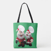 Tote Bag Drôle Père Noël Joke (Dos)