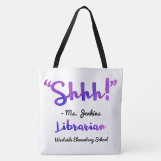 Tote Bag Drôle personnalisé Shhh ! Citation de