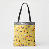 Tote Bag Drôle poulet (Devant)