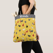 Tote Bag Drôle poulet (De près)