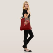 Tote Bag Drôle poulet à l'envers (Sur le modèle)