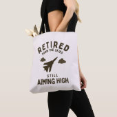 Tote Bag Drôle Retraite de l'Armée de l'Air Pour La Retrait (De près)