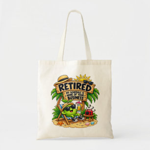 Tote Bag Drôle Retraité Mon Emploi Du Temps N'est Pas Vos O