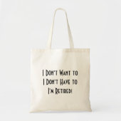 Tote Bag drôle retraite simple  (Devant)