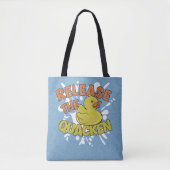 Tote Bag Drôle Retro Canard en caoutchouc Pun animal (Devant)