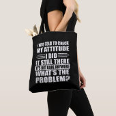 Tote Bag Drôle sarcastique citations sarcastique humour int (De près)