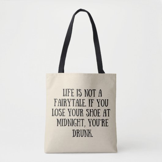 Tote Bag Drôle sarcastique dit citations célèbres (Devant)