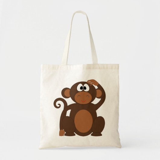 Tote Bag Drôle singe (Devant)