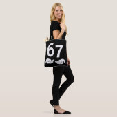 Tote Bag Drôle Six Sept 6 7 Mème Gén Alpha Argot 6 7 Mains (Sur le modèle)