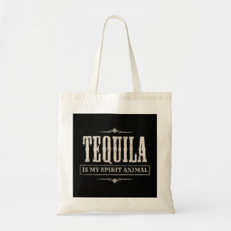 Tote Bag Drôle Tequila Est Mon Esprit Animal - Boire Cadeau