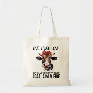 Tote Bag Drôle Vache Dit