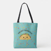 Tote Bag Drôle Vous êtes Fantastaco Cute Kawaii Taco (Dos)