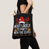 Tote Bag Drôles de correspondances de Noël, les plus suscep (De près)