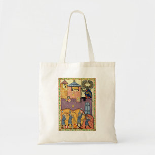 Tote Bag Dropping Rocks, Manesse de Codex du XIVe siècle