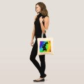 Tote Bag Drum New York Boogie Nights Rainbow (Devant (modèle))