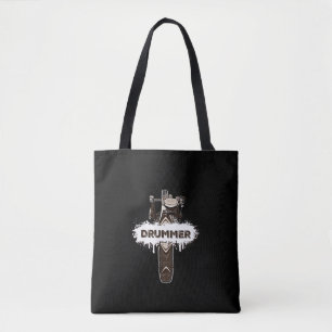 Tote Bag Drummer Bass Drum Kick Pedal Drummer Percussion