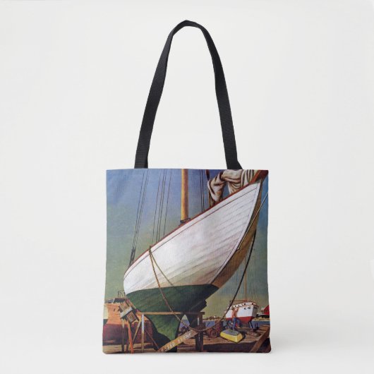 Tote Bag Dry Dock par John Atherton (Devant)