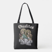 Tote Bag Dualitas - Design gothique (Dos)