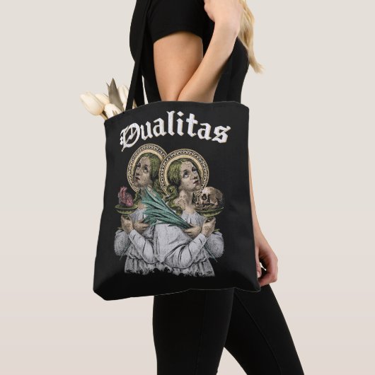 Tote Bag Dualitas - Design gothique (De près)