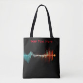 Tote Bag Dualité de la vague de particules (Devant)