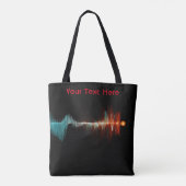 Tote Bag Dualité de la vague de particules (Dos)